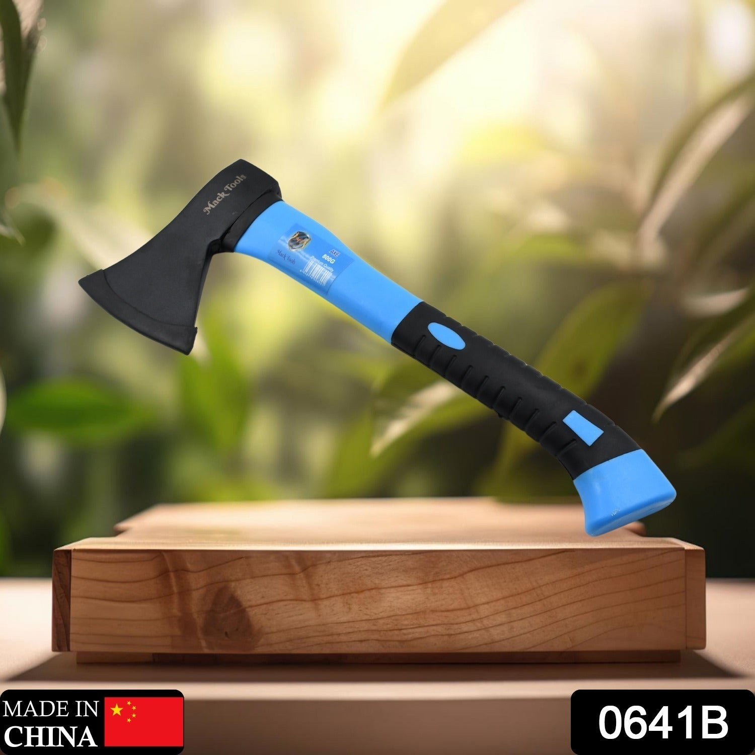 0641b Gardening Tools 787Gm Hatchet Axe Fiberglass Body Rubberized Handle Wood Cutting Axe, Camping Axe, Safety Axe 0641b Gardening Tools 787Gm Hatchet Axe Fiberglass Body Rubberized Handle Wood Cutting Axe, Camping Axe, Safety Axe